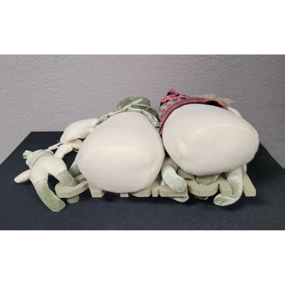 Wooden Plush Christmas Decorative 